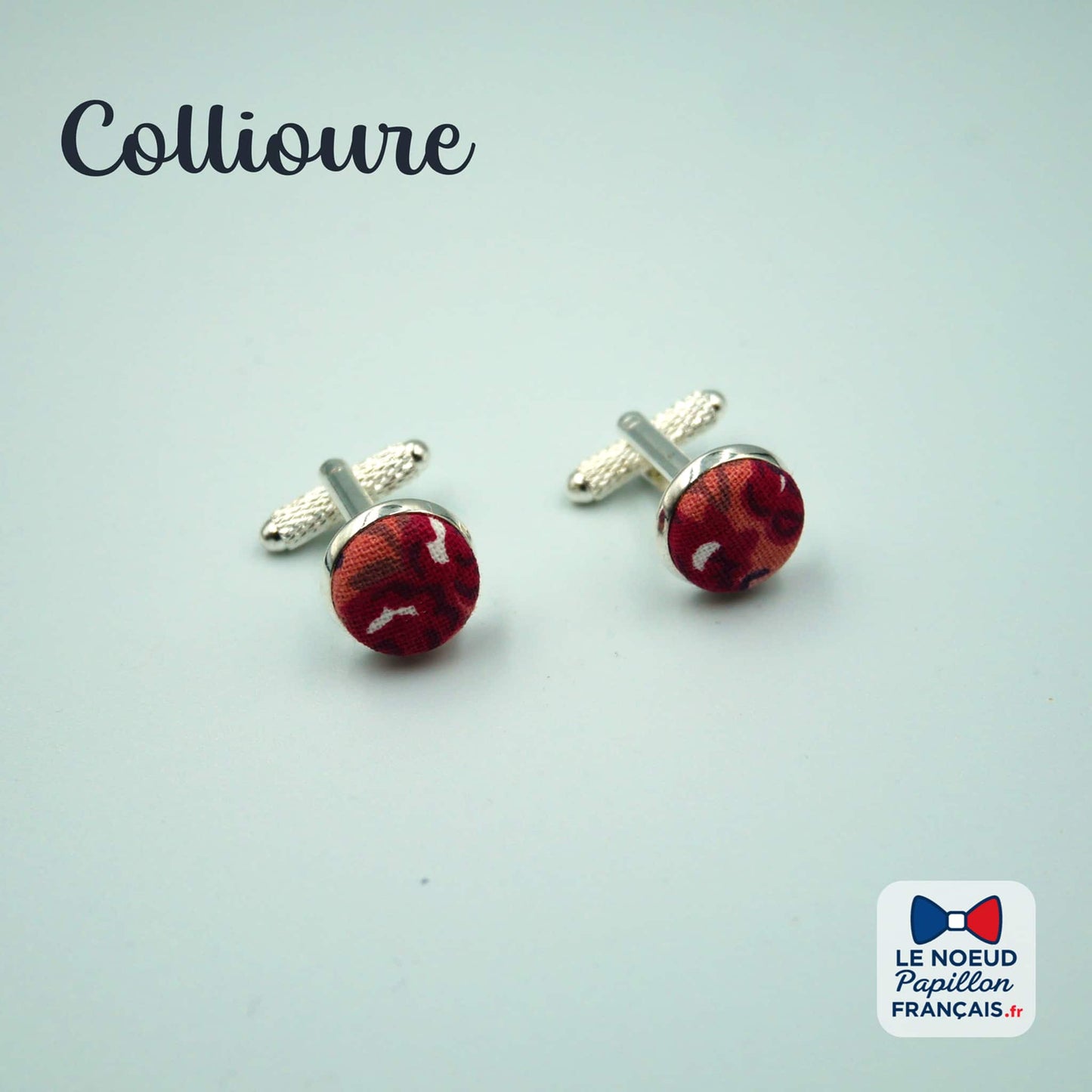 Boutons de manchette rose