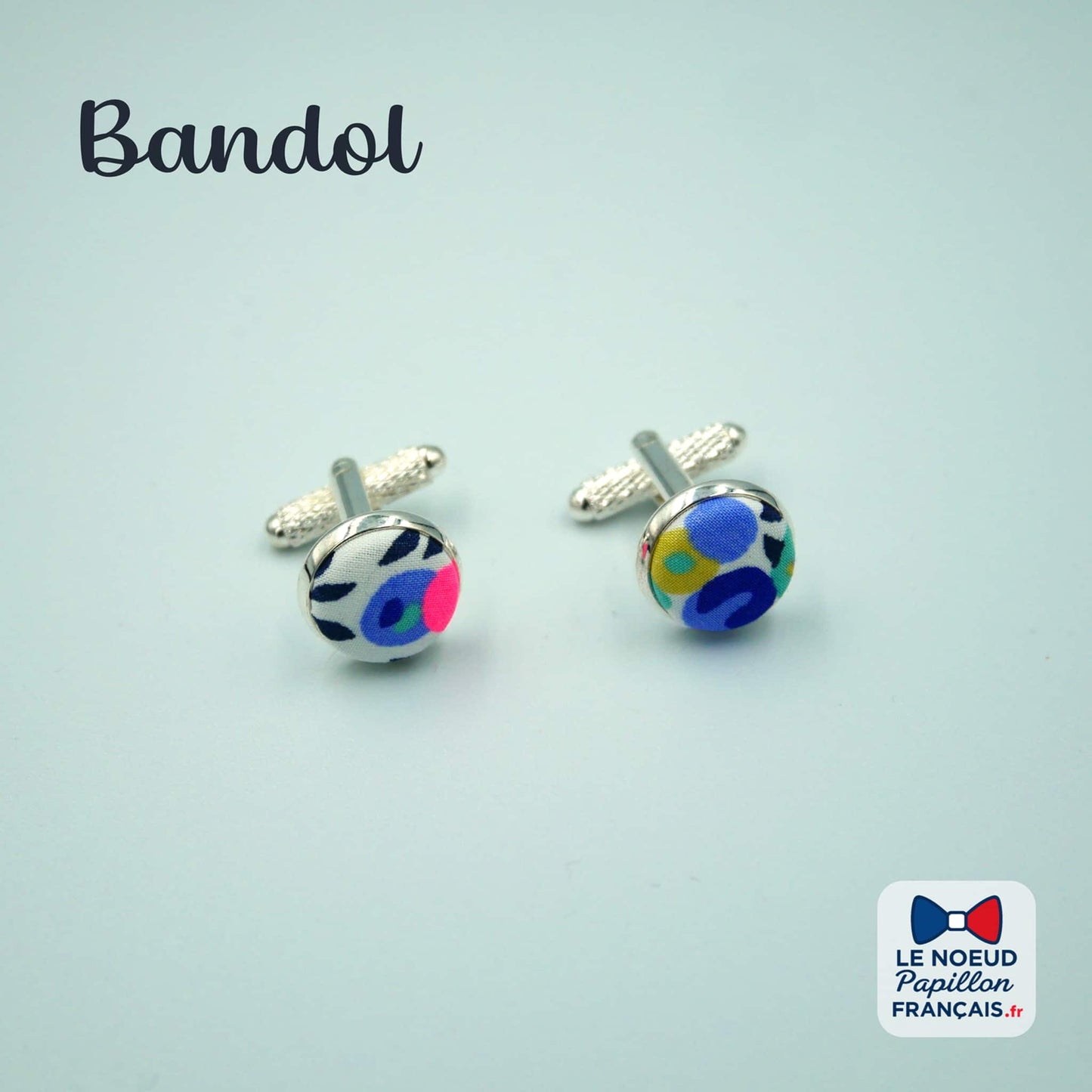 Boutons de manchette violet