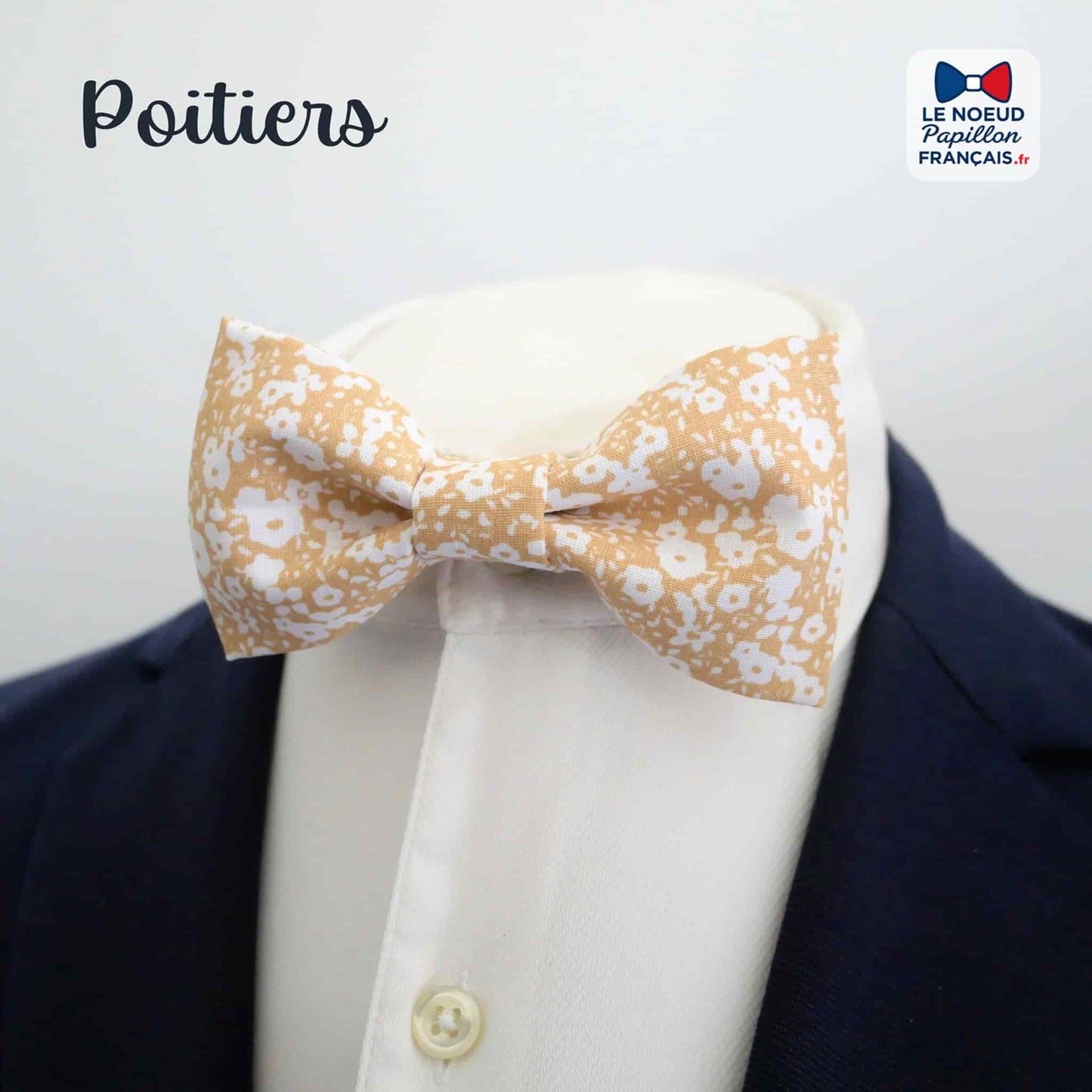 noeud papillon à fleurs