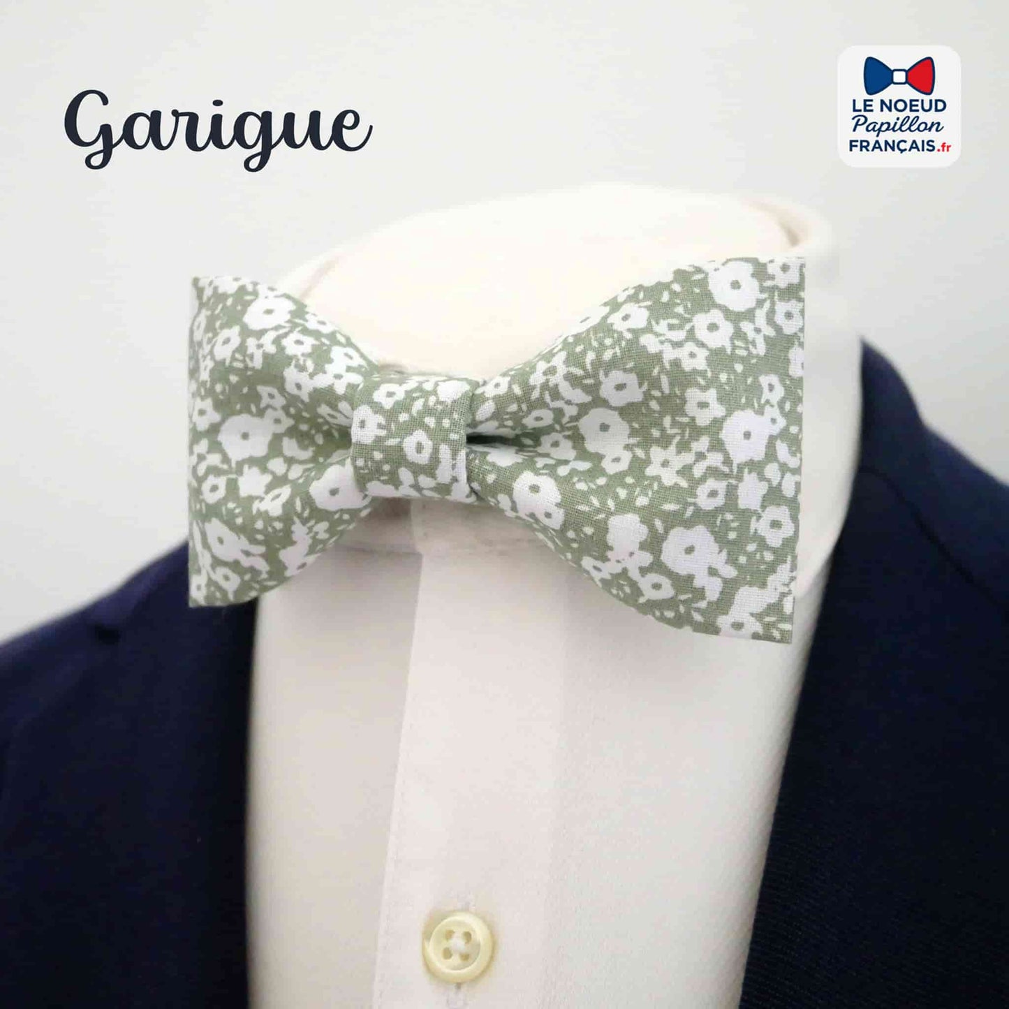 noeud papillon vert amande