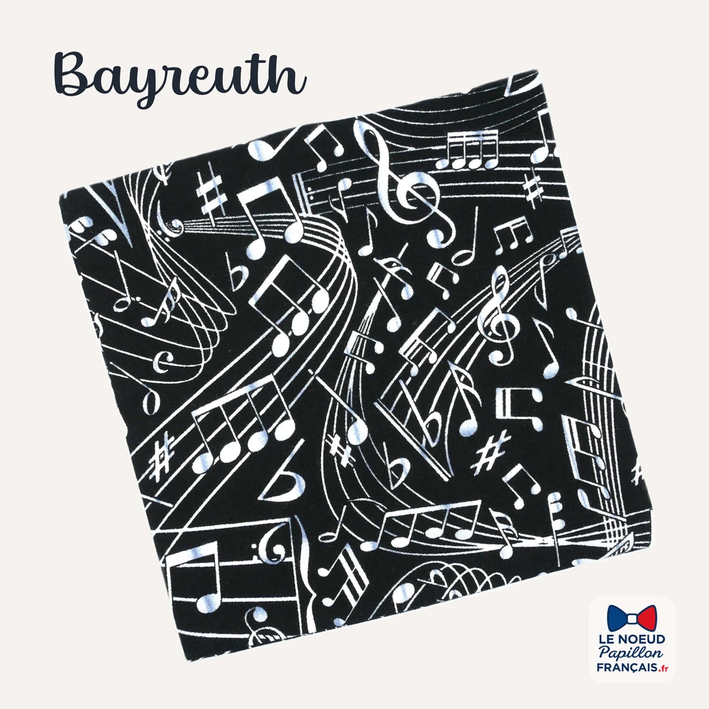 Pochette de costume musicien noir