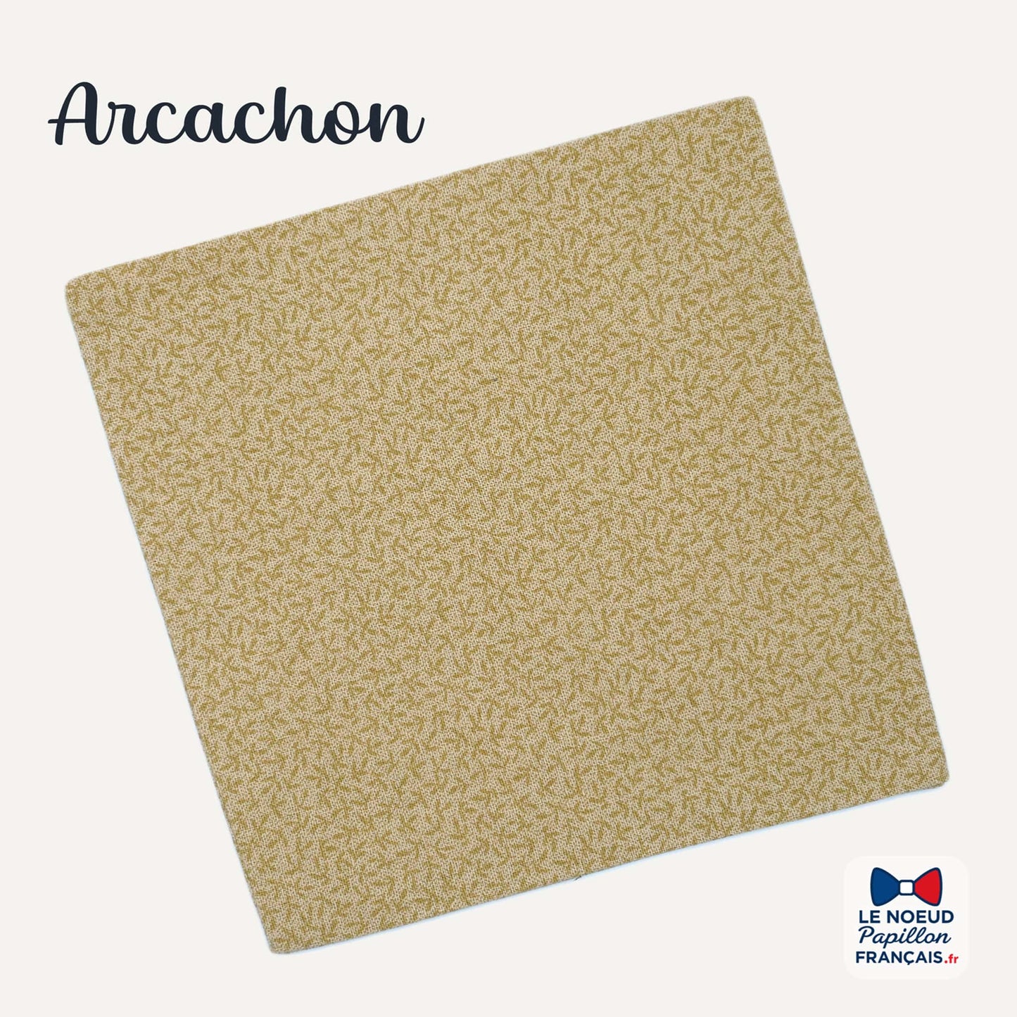 pochette de costume beige sable