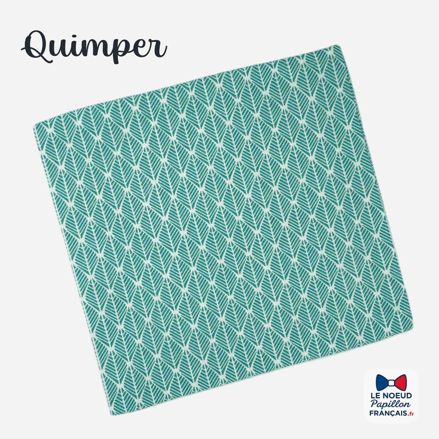 pochette de costume vert turquoise