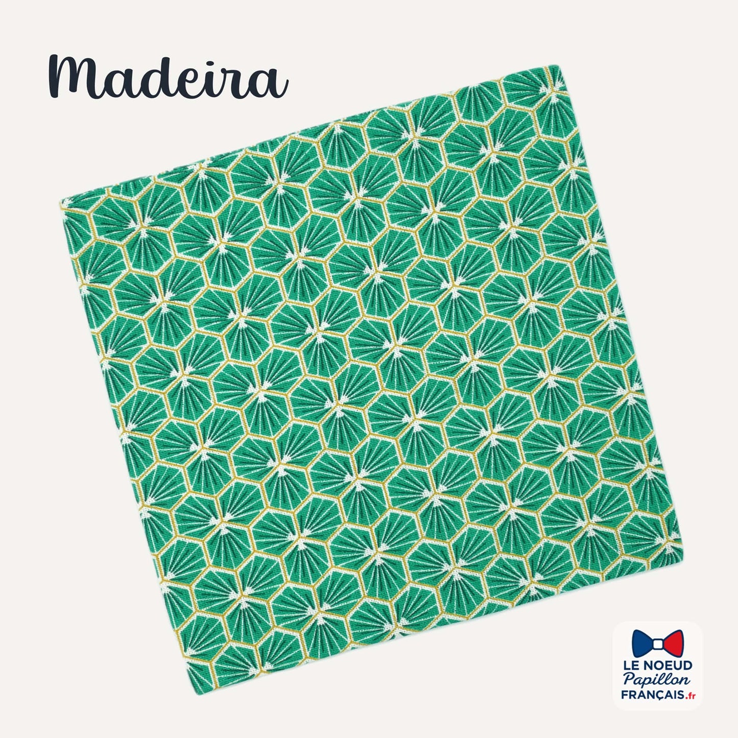 Pochette de costume verte