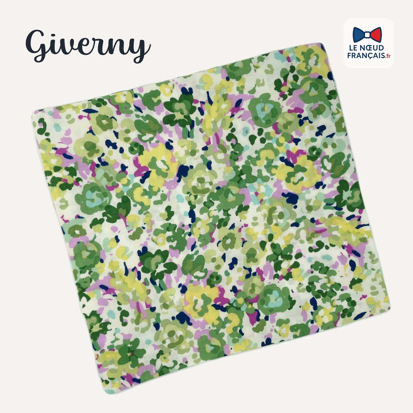 pochette de costume vert jaune