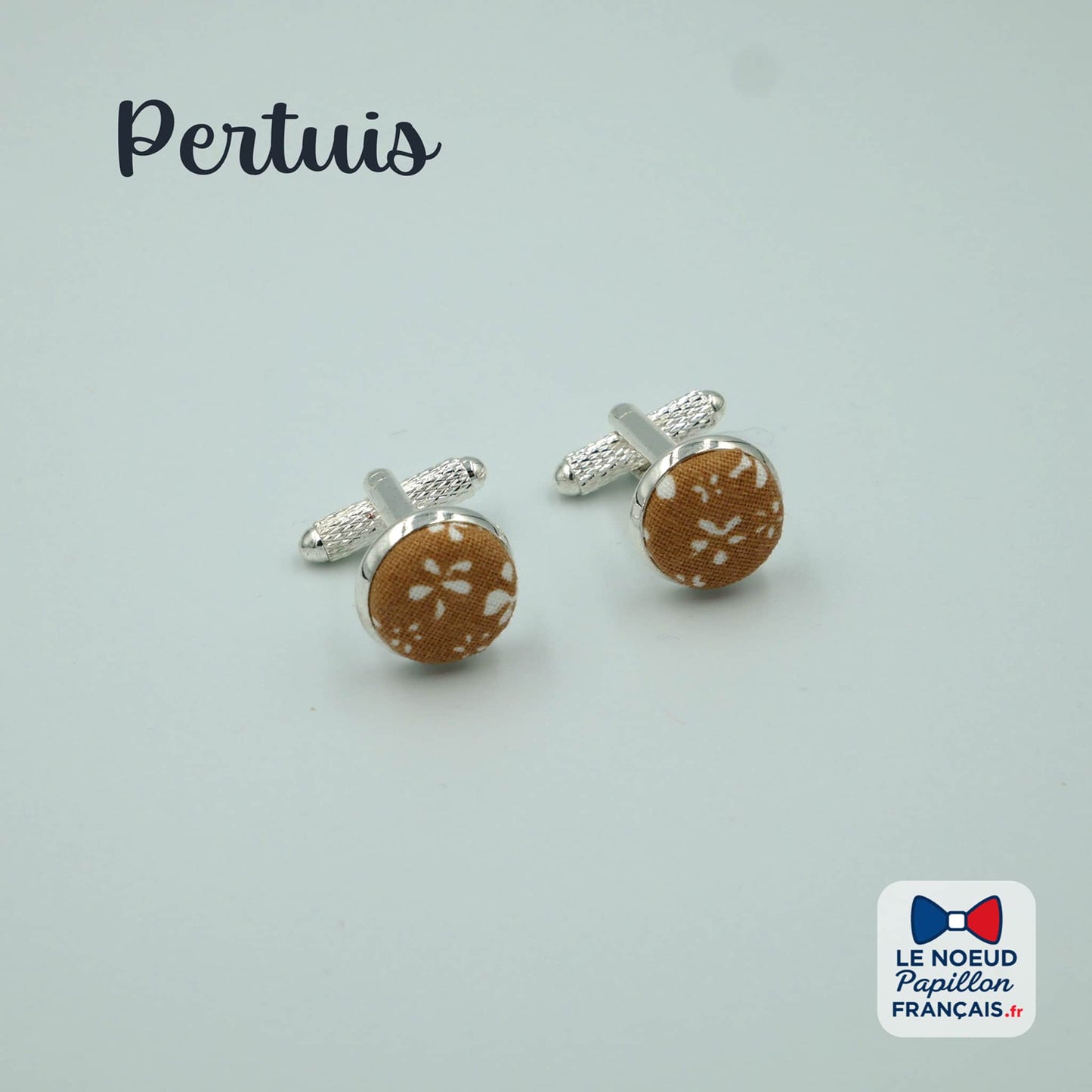 boutons de manchette ocre