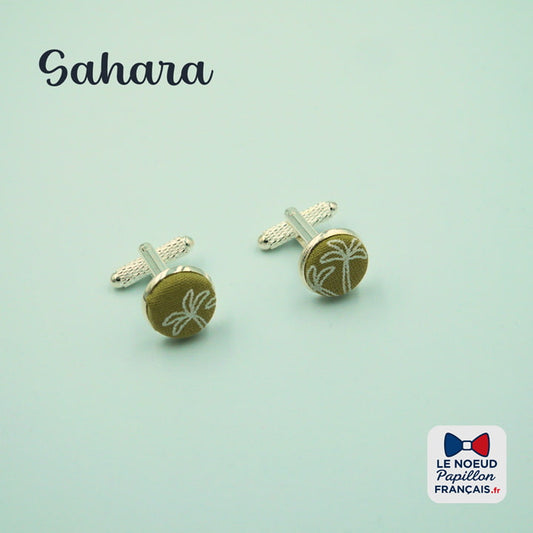 boutons de manchette palmier