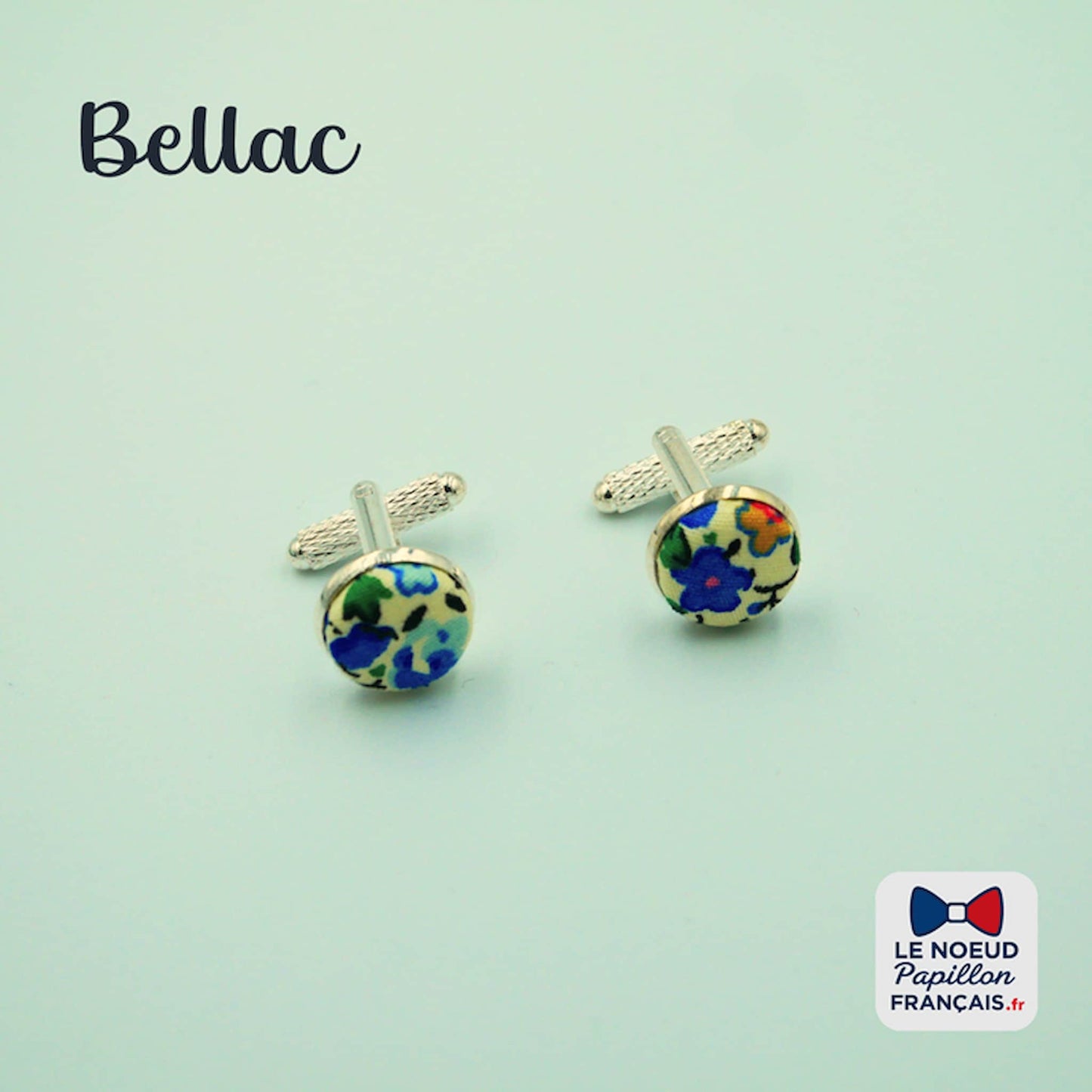 Boutons de manchette à fleurs