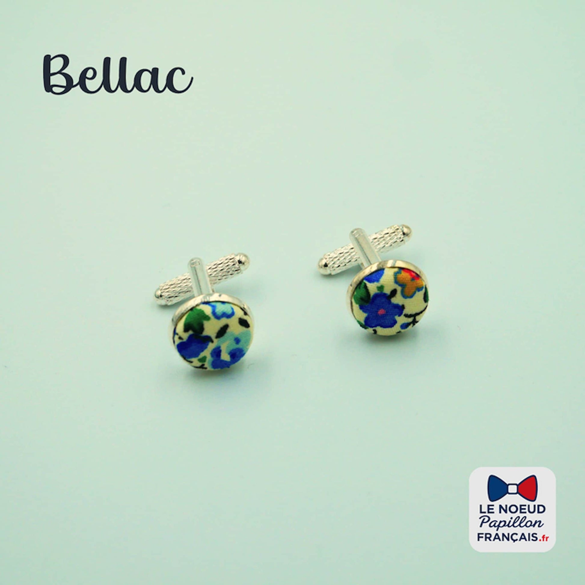 Boutons de manchette à fleurs