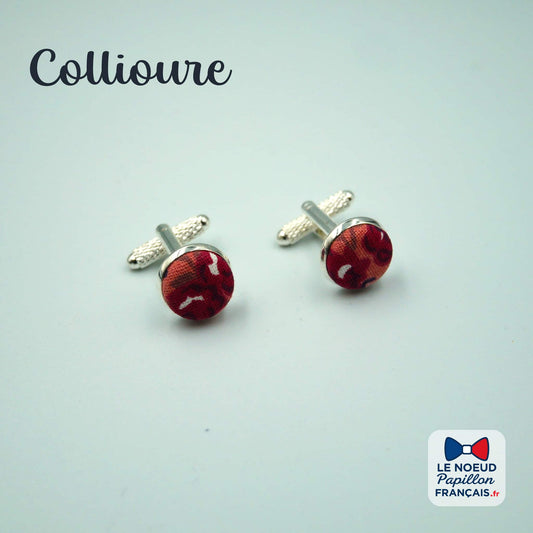 Boutons de manchette rose