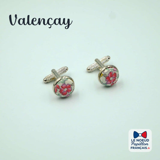 Boutons de manchette rose