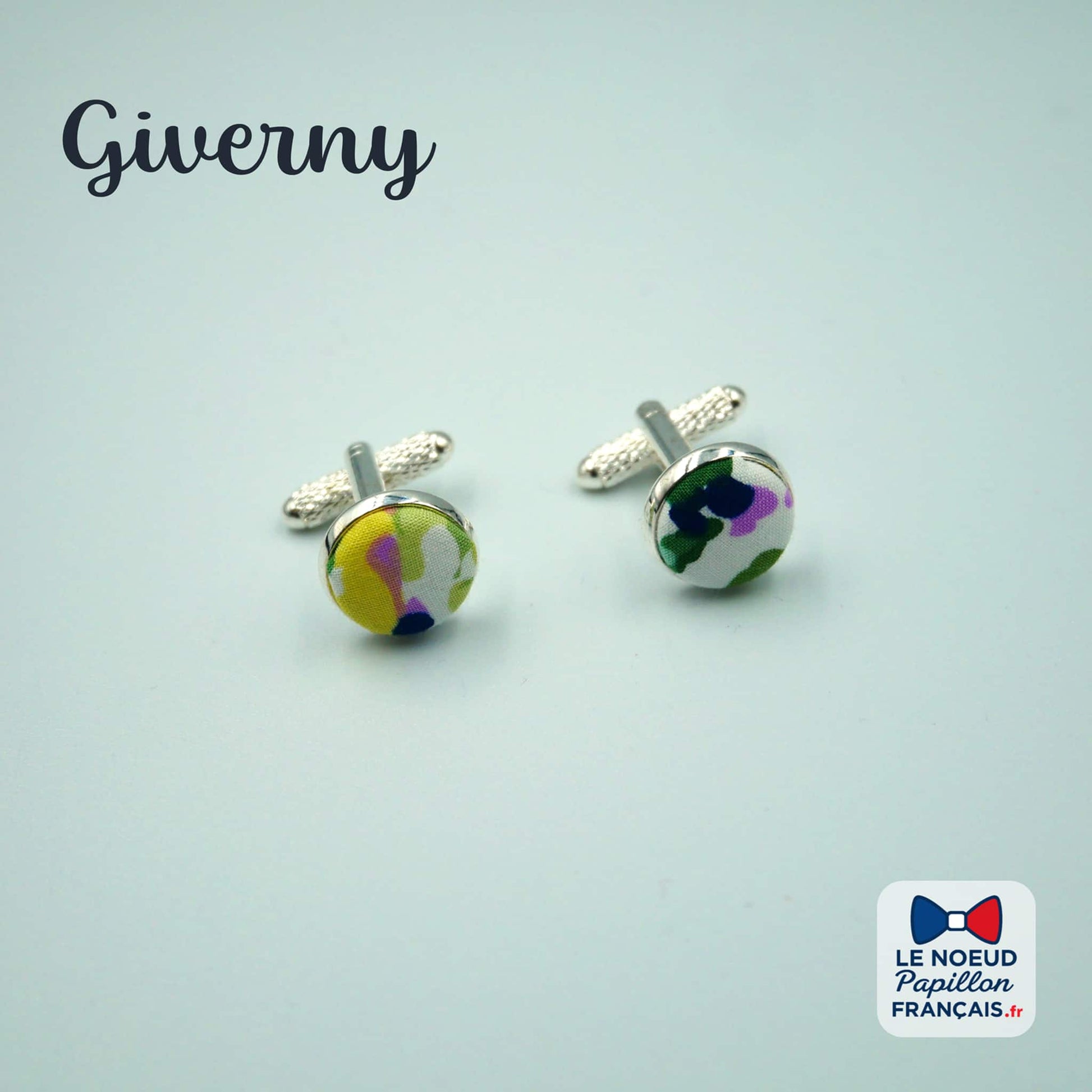 boutons de manchette impressionniste
