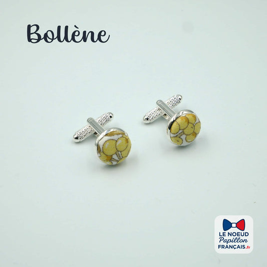 boutons de manchette jaune