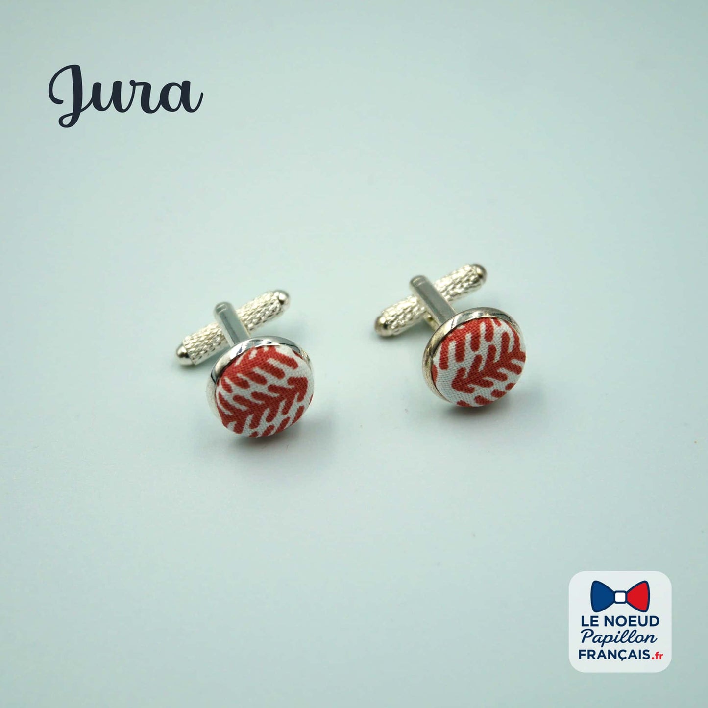 boutons de manchette motif ethnique