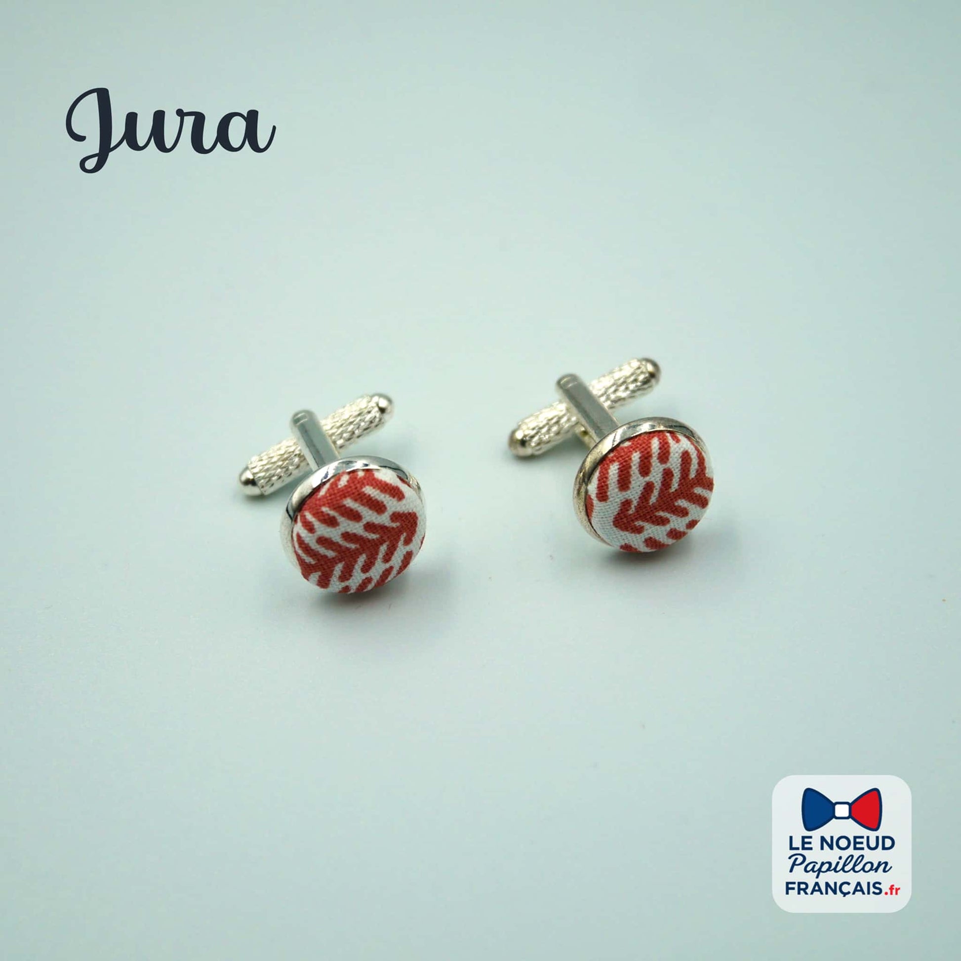 boutons de manchette motif ethnique