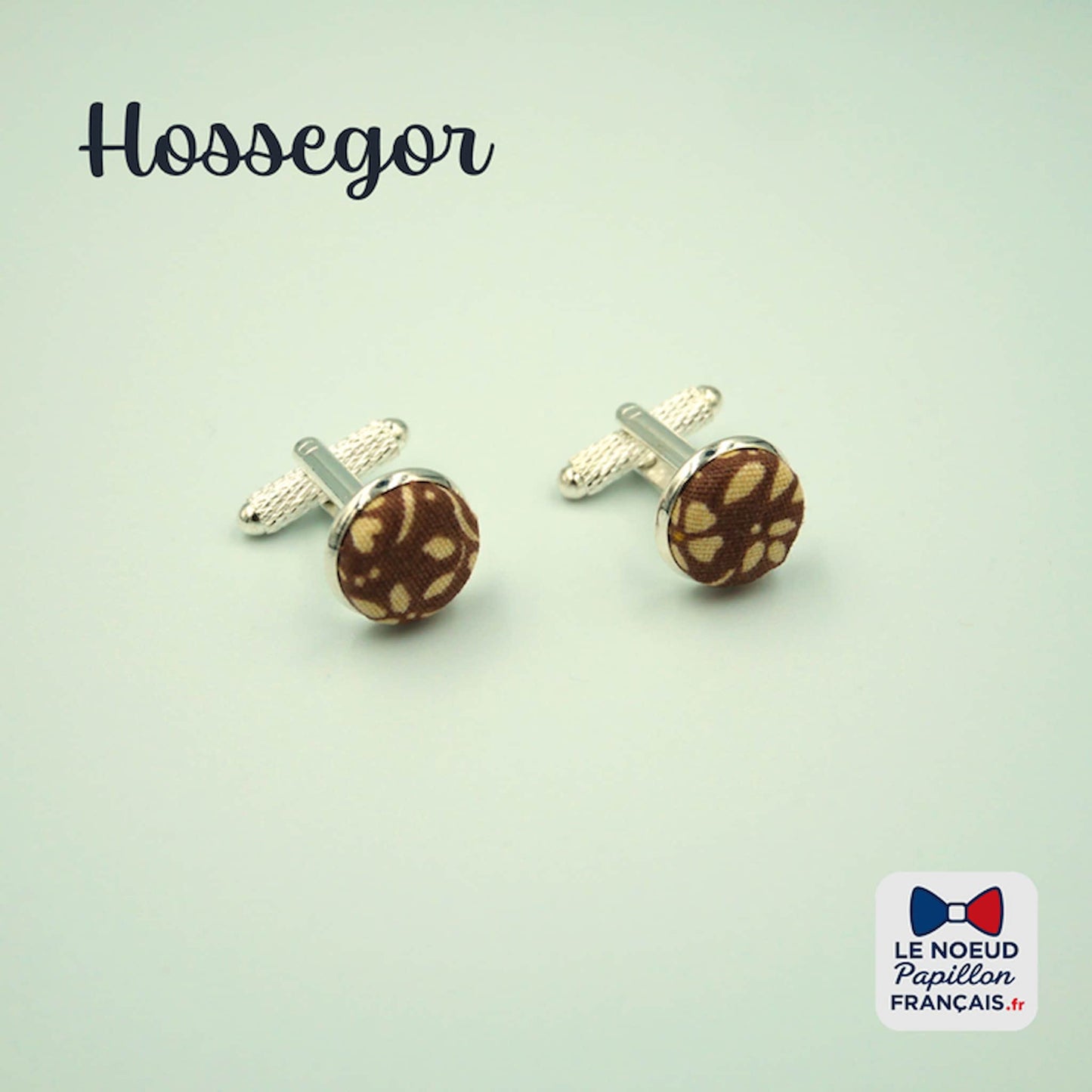 boutons de manchette vieux rose parme