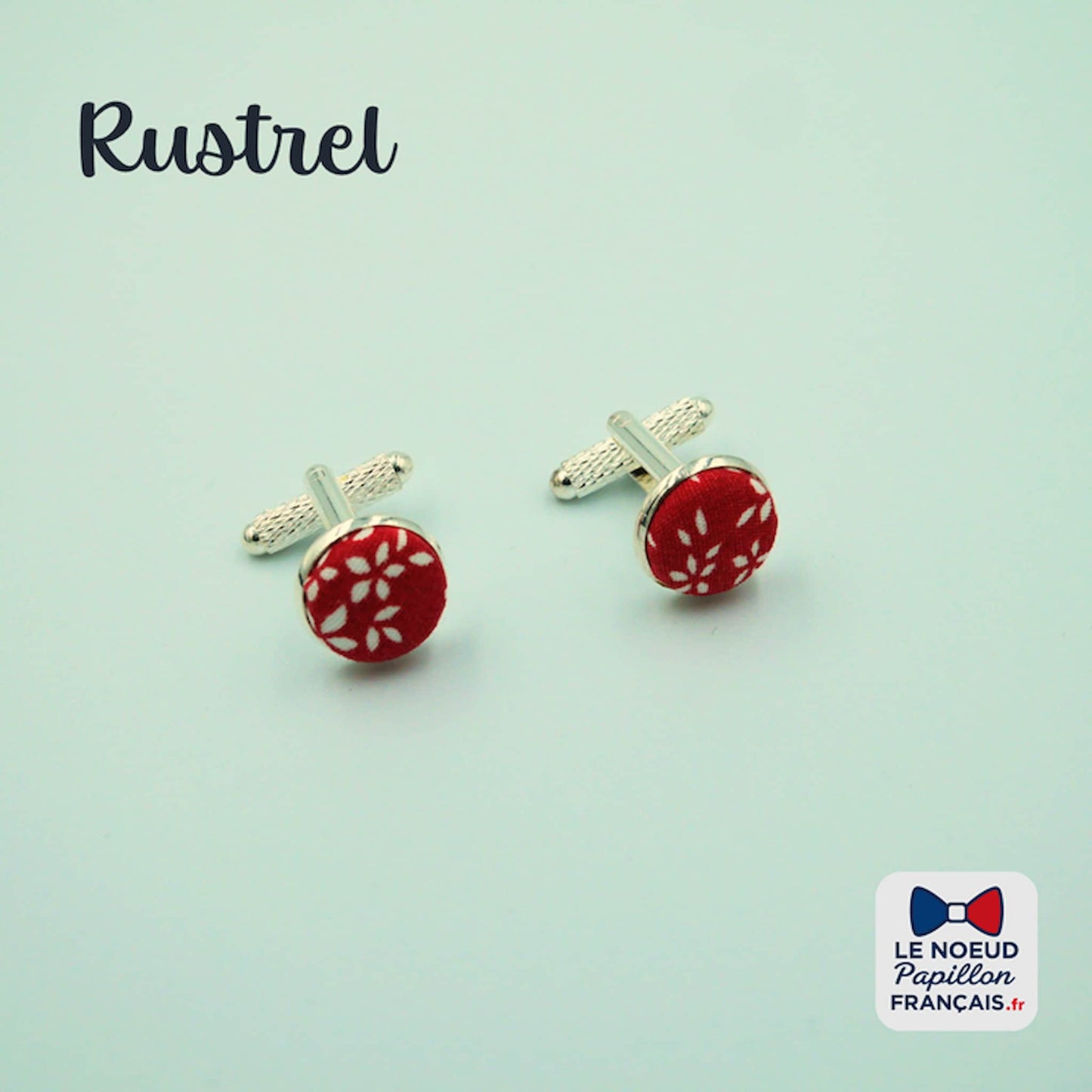 Boutons de manchette terracotta