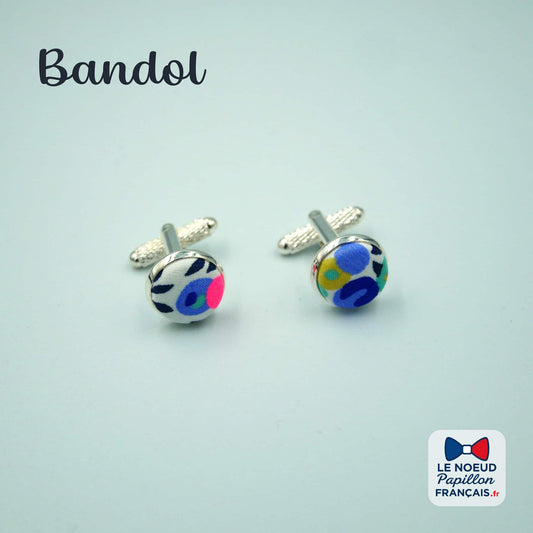 Boutons de manchette violet