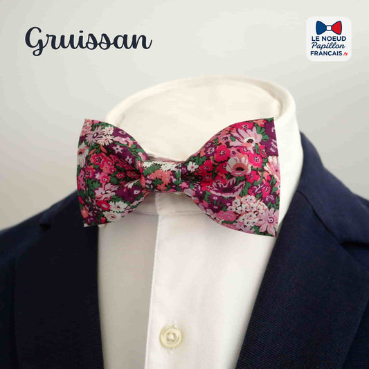 Noeud papillon rose vif