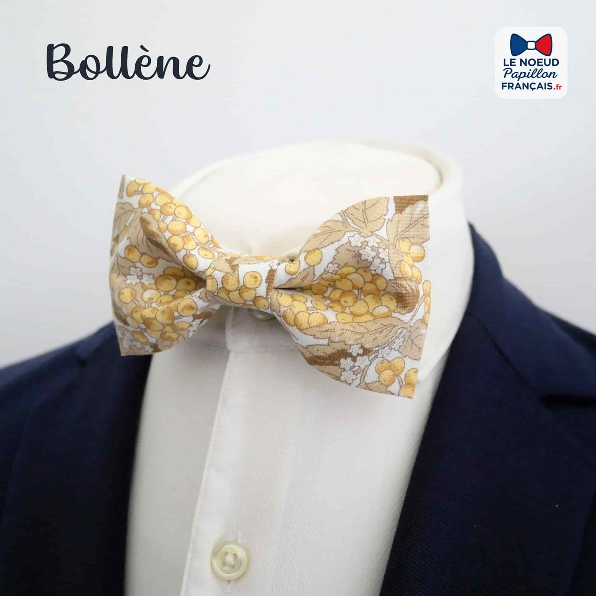 noeud papillon mariage champetre jaune