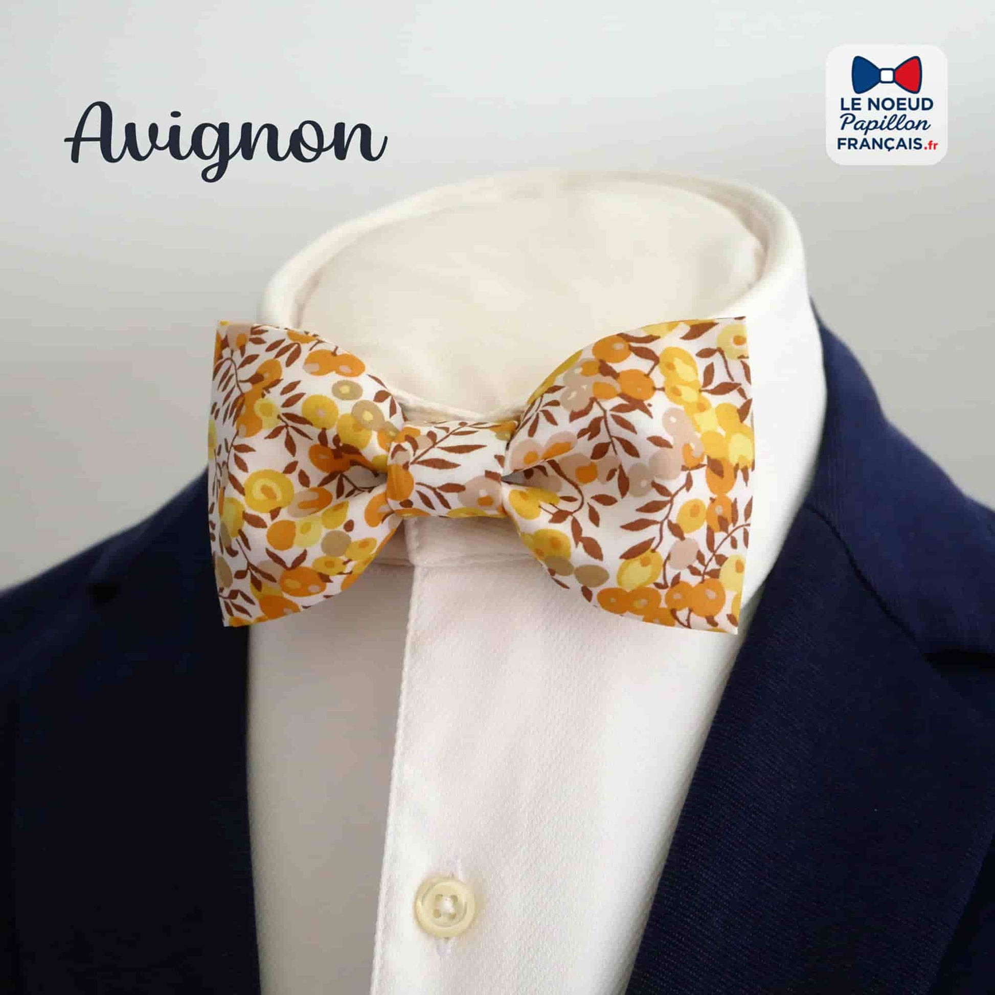 noeud papillon jaune