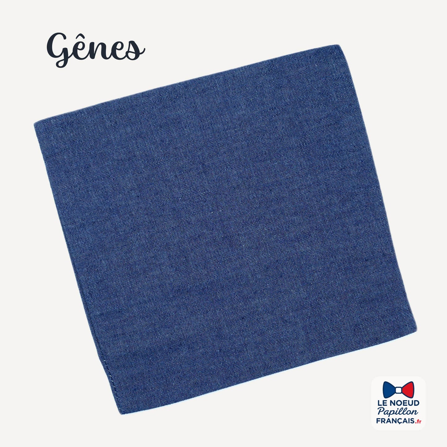 pochette de costume bleu