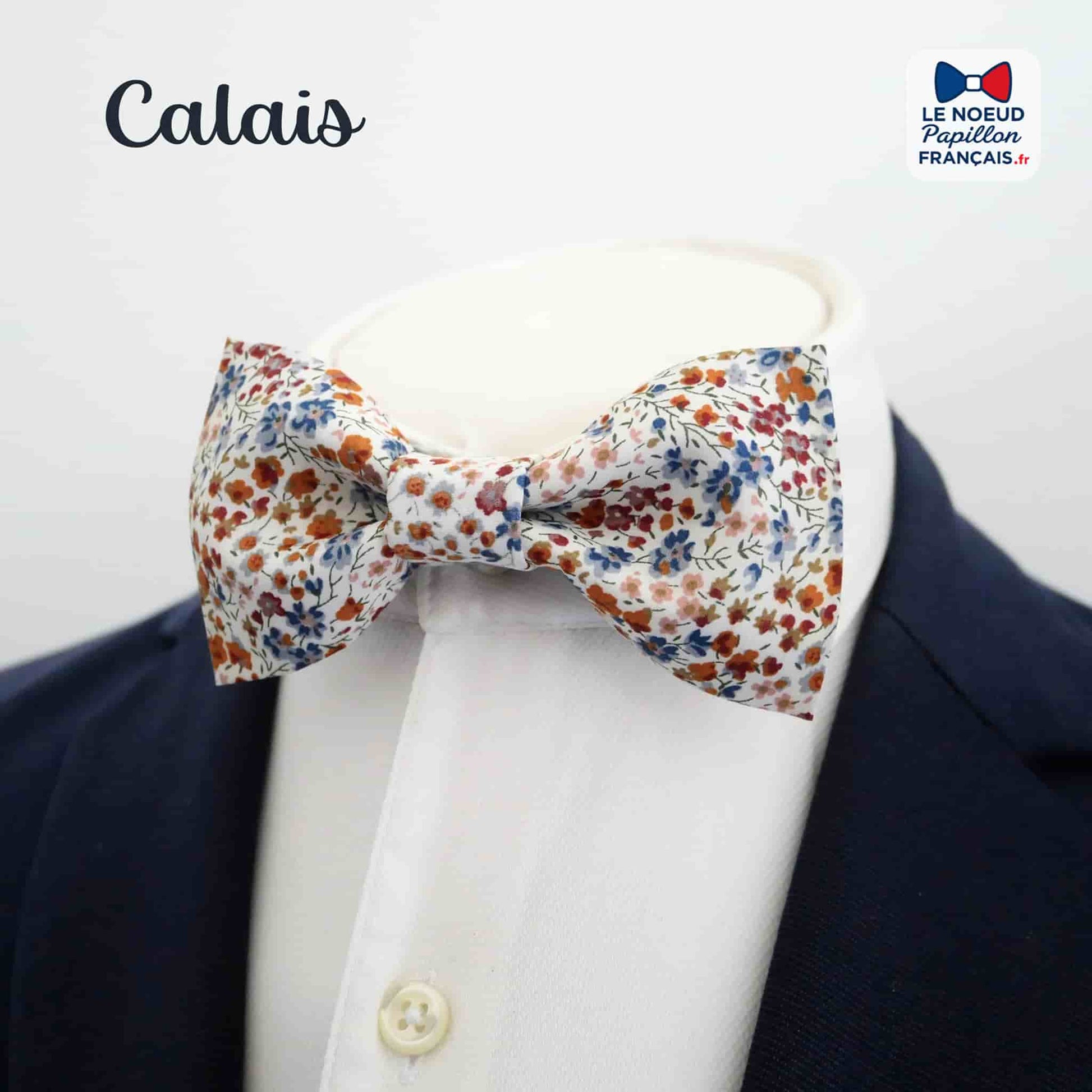 noeud papillon terracotta bleu rouille