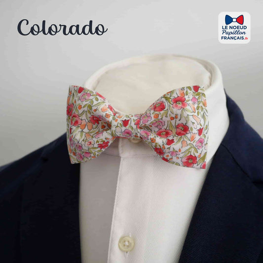 noeud papillon peche vert rouge