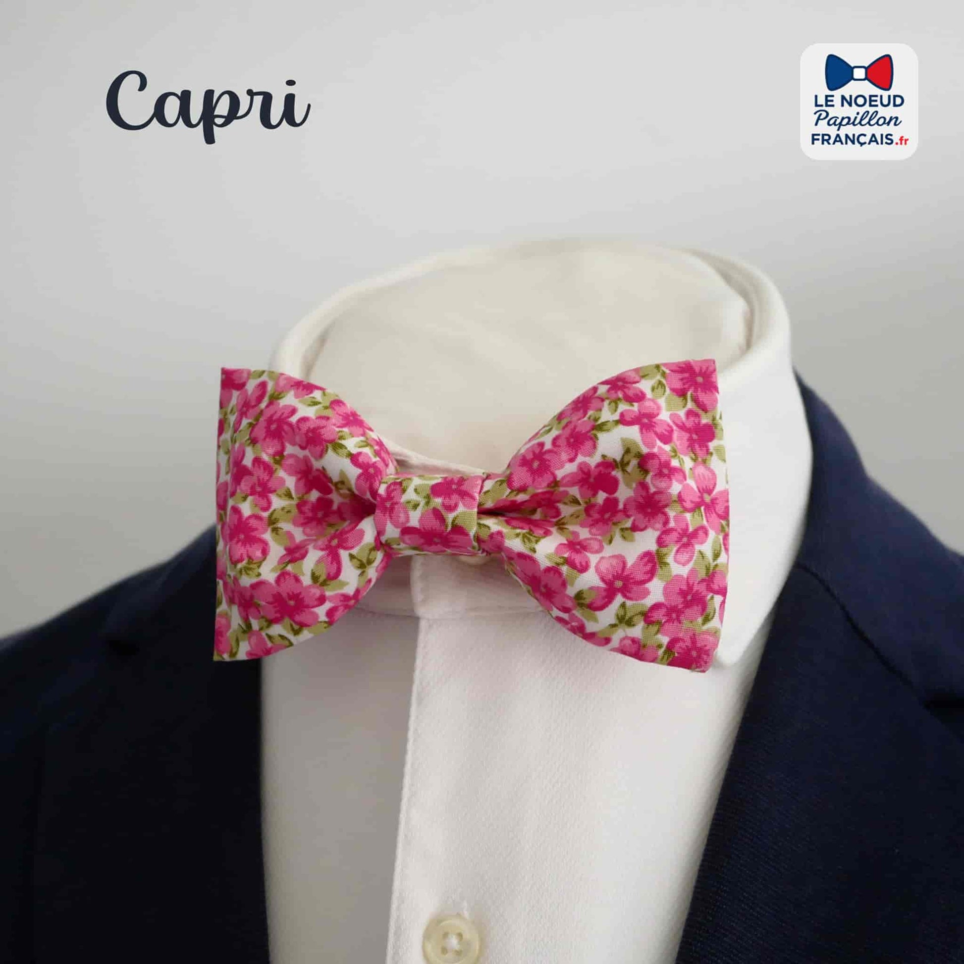 noeud papillon rose fuschia