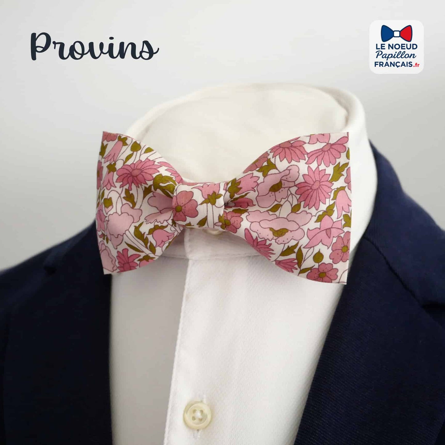 noeud papillon rose pale