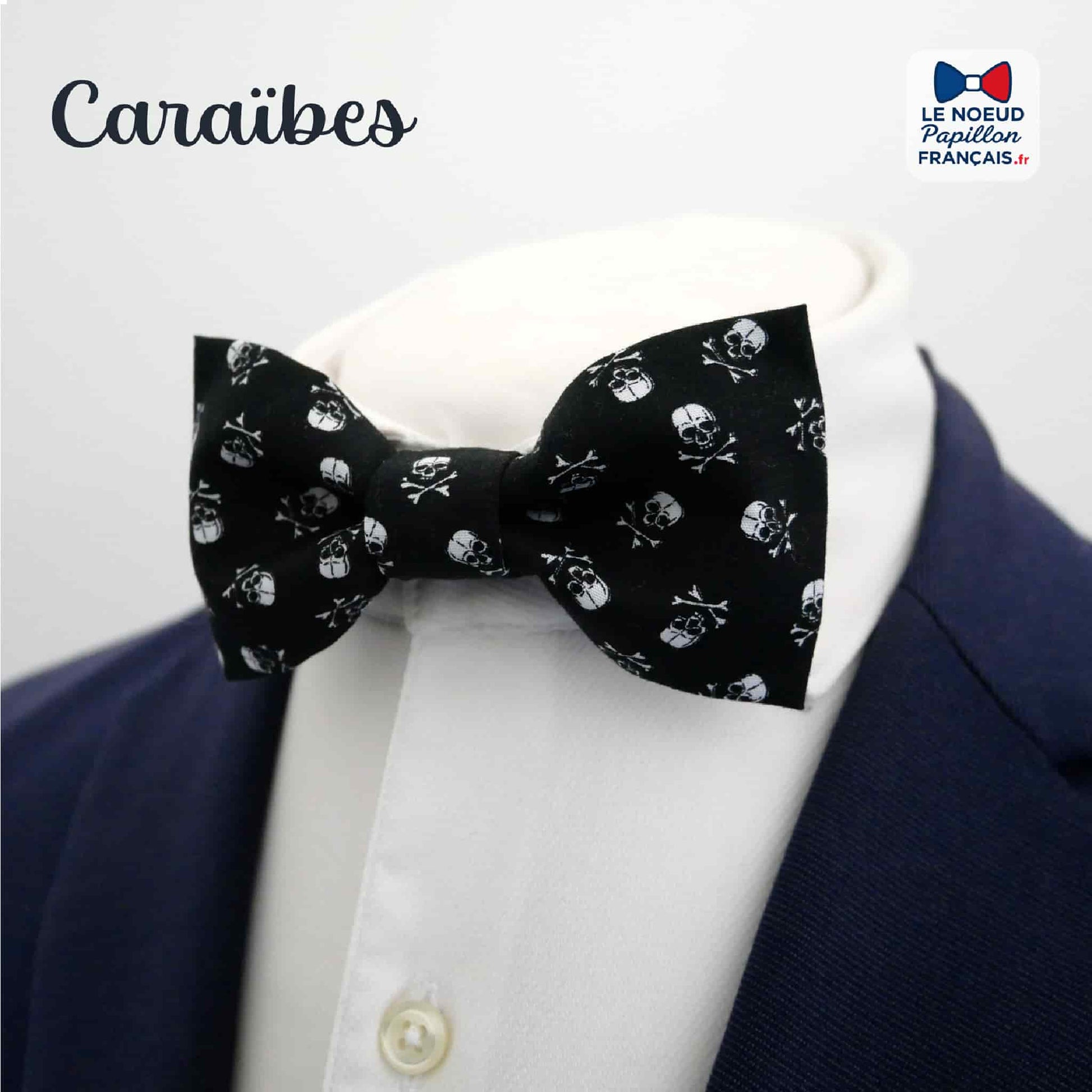 noeud papillon tete de mort