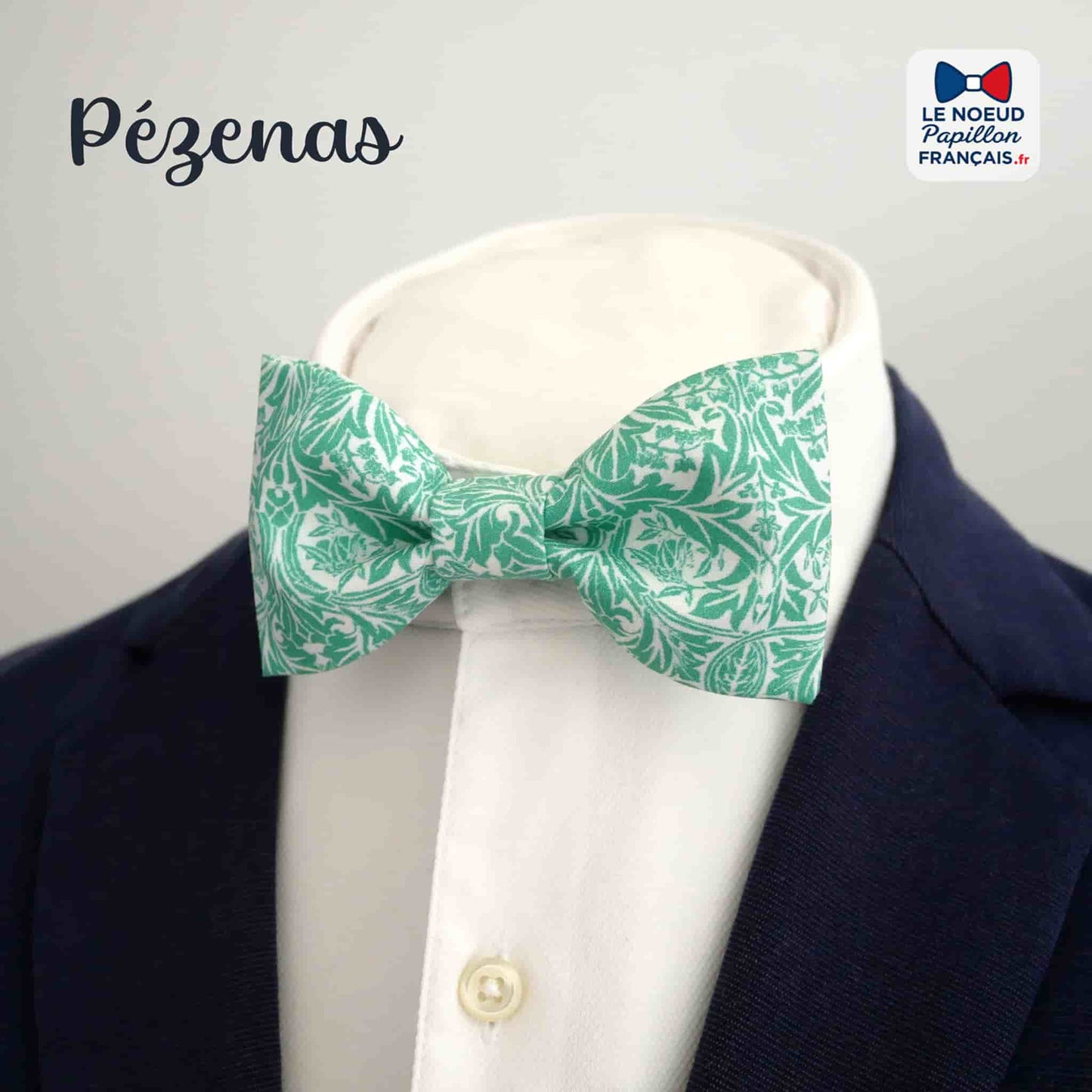 noeud papillon vert menthe