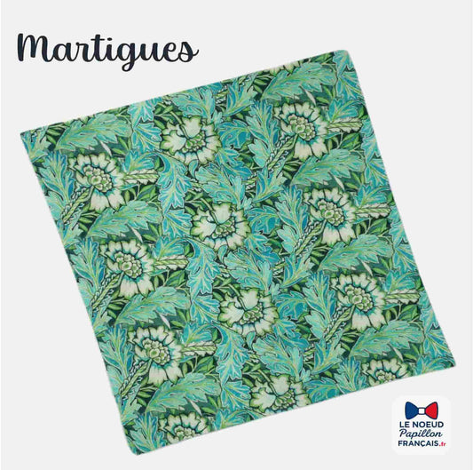 Pochette de costume verte