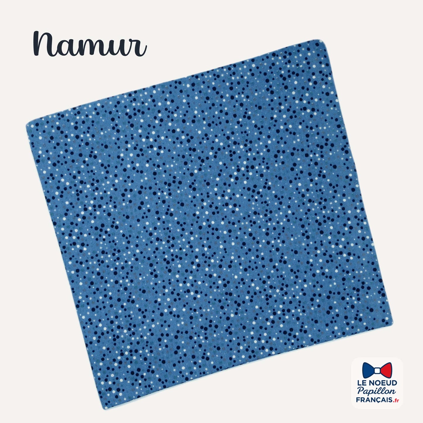 Pochette de costume bleue