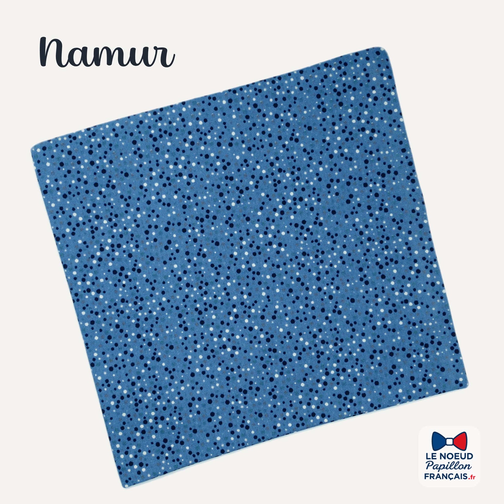 Pochette de costume bleue