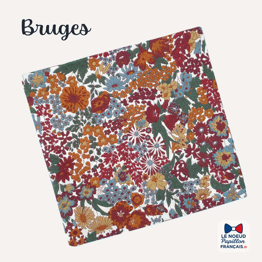 pochette de costume vert foncé terracotta