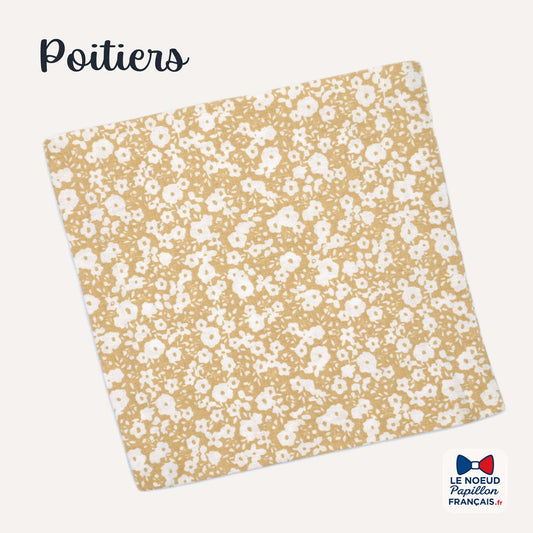 pochette de costume ocre