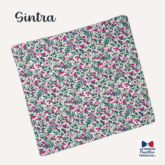 pochette de costume vert violet