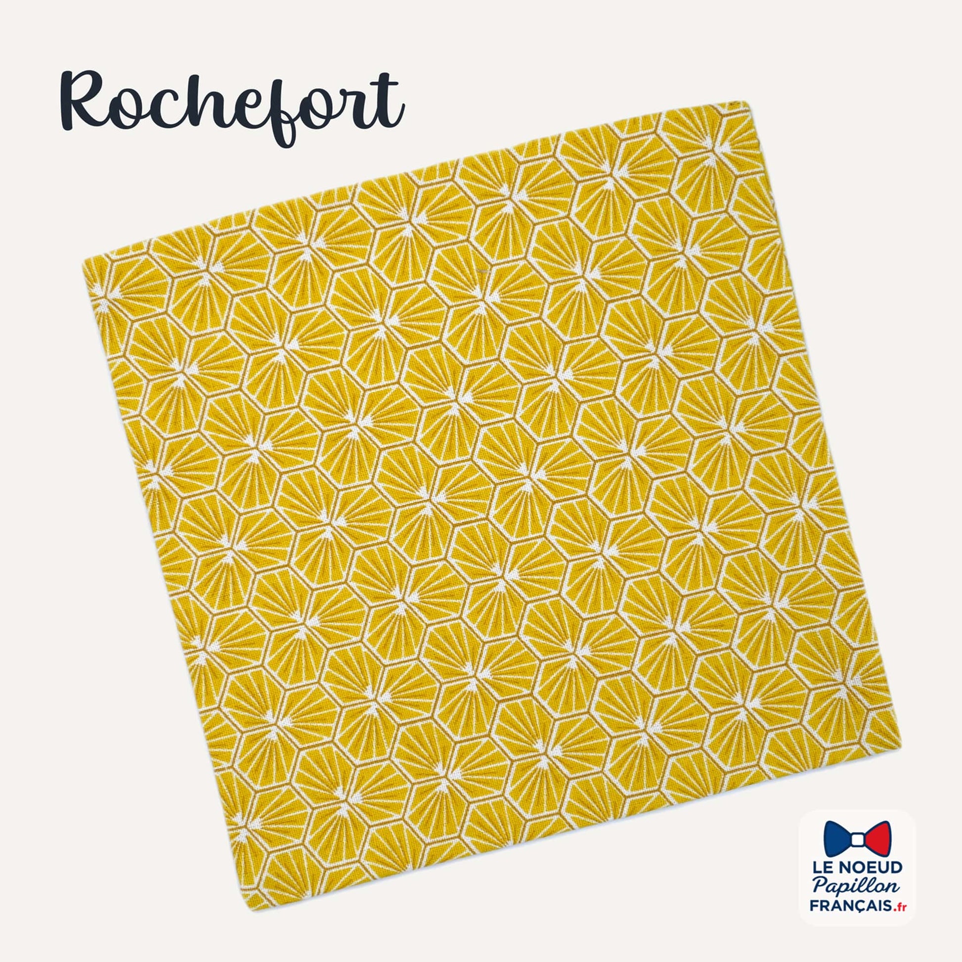 pochette de costume jaune