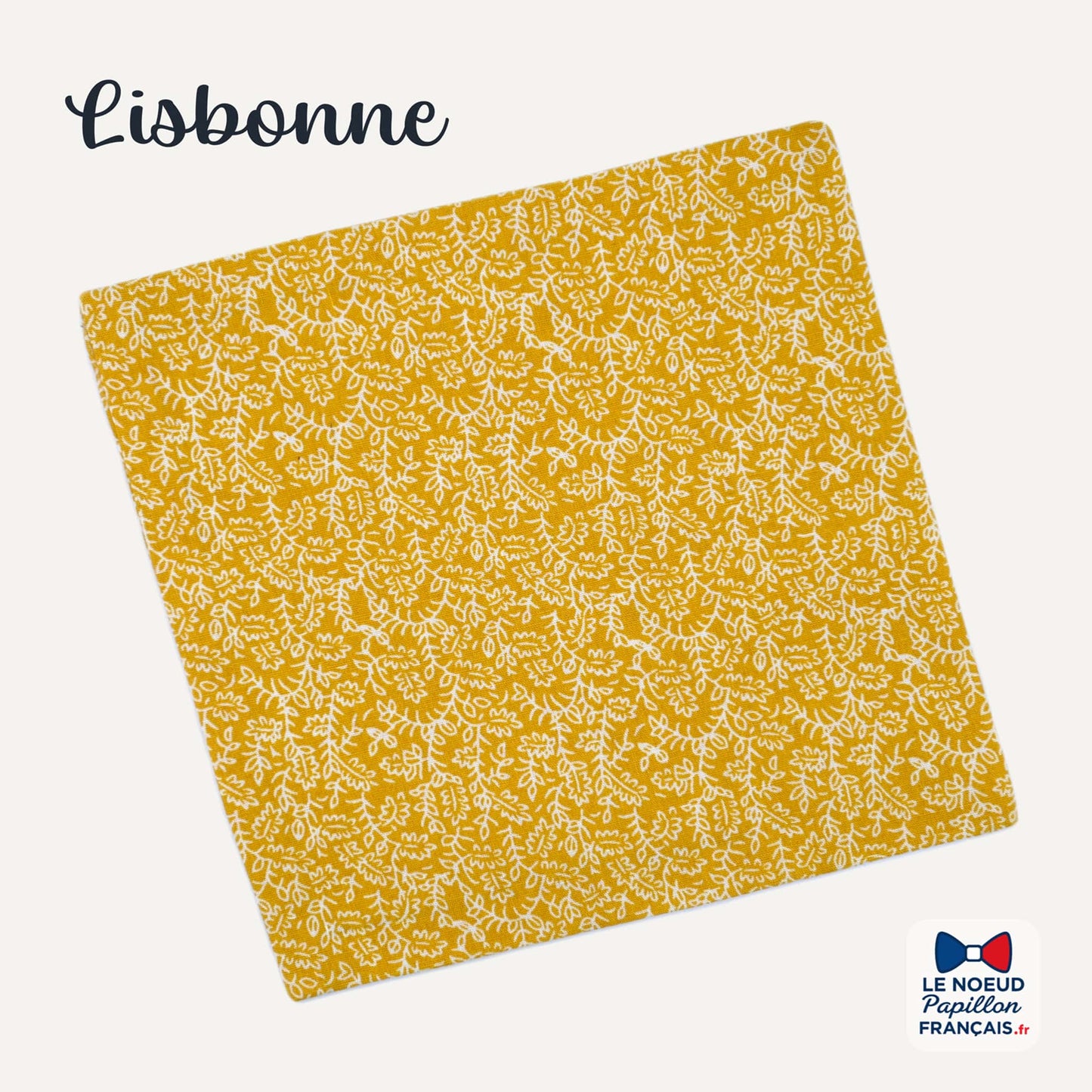 Pochette de costume jaune