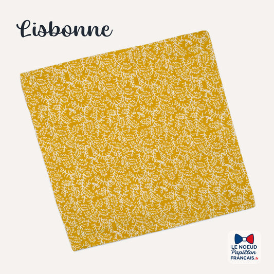 Pochette de costume jaune