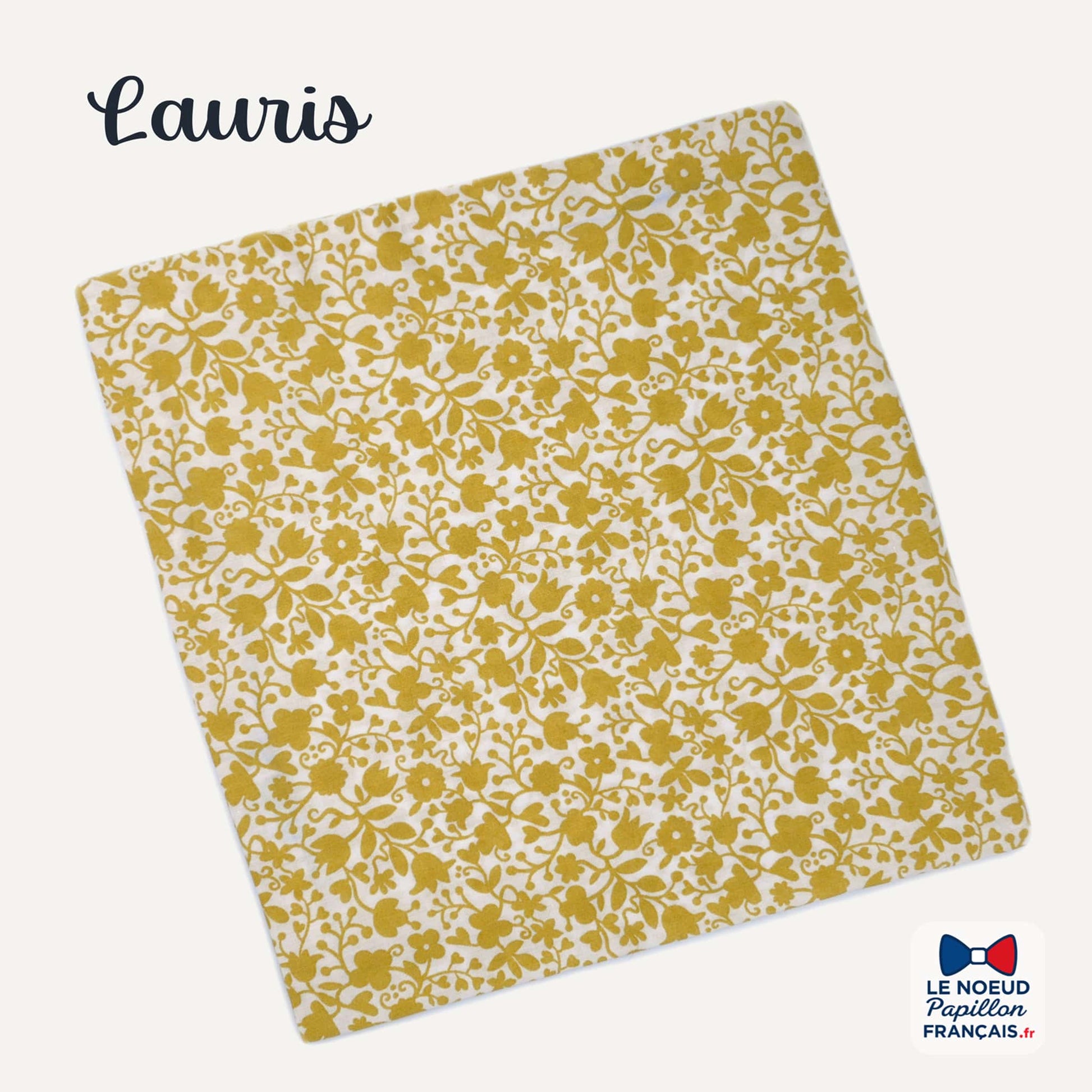 pochette de costume jaune ocre