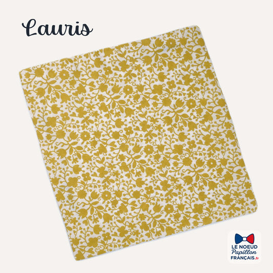 pochette de costume jaune ocre