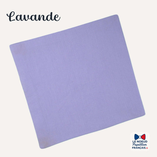 pochette de costume lavande