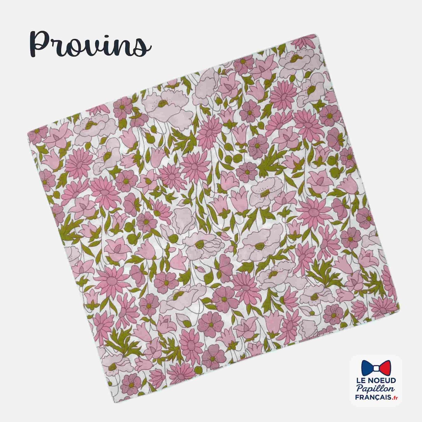 pochette de costume rose pastel