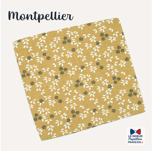 pochette de costume ocre