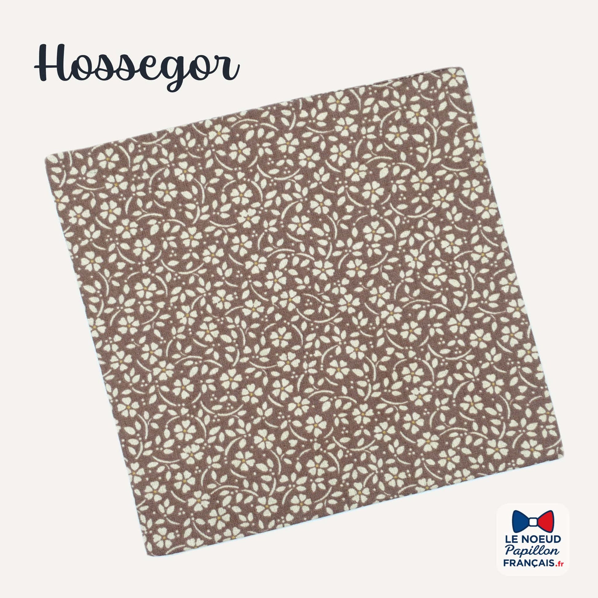 pochette de costume fleuri