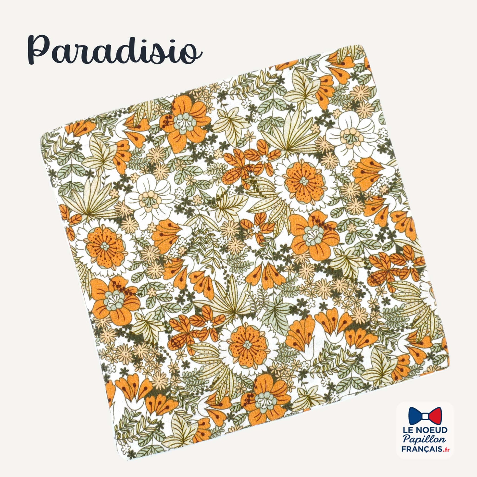 pochette de costume orange