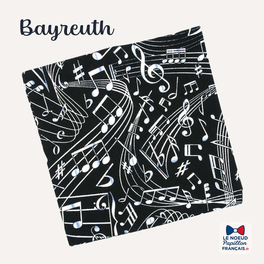 Pochette de costume musicien noir