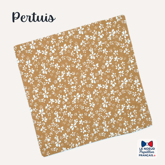 pochette de costume ocre